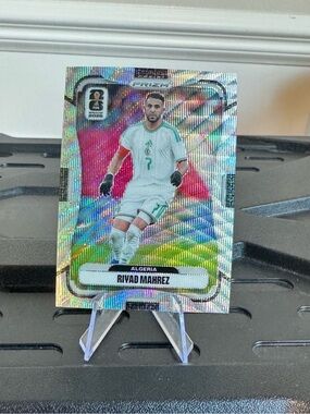 2026 Riyad Mahrez Prizm FIFA World Cup Silver Wave Prizm. #Algeria #fifa